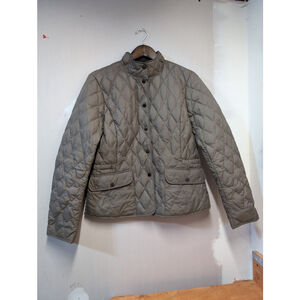 Eddie Bauer Premium Quality Goose Down EB650 Fill Power Quilted Jacket Women Med